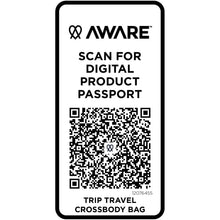 Load image into Gallery viewer, Trip Aware™ recycled travel crossbody bag 1L — Hale Blue (detail 2)