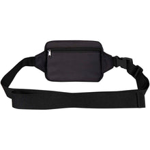 Load image into Gallery viewer, Trip Aware™ recycled travel crossbody bag 1L — Black (back)