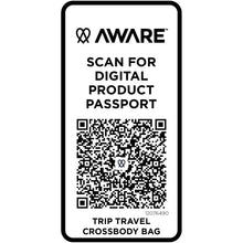 Load image into Gallery viewer, Trip Aware™ recycled travel crossbody bag 1L — Black (detail 2)