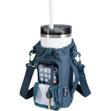 Load image into Gallery viewer, Trip Aware™ recycled travel bottle bag 2L — Hale Blue