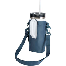 Load image into Gallery viewer, Trip Aware™ recycled travel bottle bag 2L — Hale Blue (detail 2)