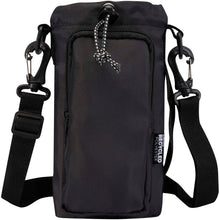 Load image into Gallery viewer, Trip Aware™ recycled travel bottle bag 2L — Black (front)