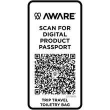 Load image into Gallery viewer, Trip Aware™ recycled travel toiletry bag 6L — Hale Blue (detail 2)