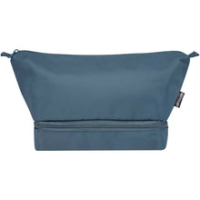 Load image into Gallery viewer, Trip Aware™ recycled travel toiletry bag 6L — Hale Blue (front)