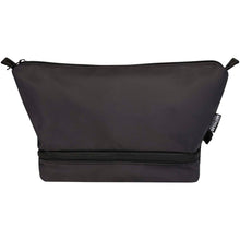 Load image into Gallery viewer, Trip Aware™ recycled travel toiletry bag 6L — Black (front)