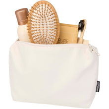 Load image into Gallery viewer, Trip Aware™ recycled travel toiletry pouch 2L — Off white (detail)