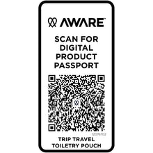 Load image into Gallery viewer, Trip Aware™ recycled travel toiletry pouch 2L — Off white (detail 2)
