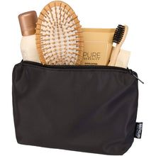 Load image into Gallery viewer, Trip Aware™ recycled travel toiletry pouch 2L — Black (detail)