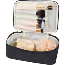 Load image into Gallery viewer, Muse GRS RPET make-up organiser — Black (detail)
