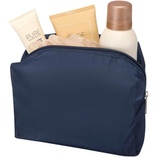 Load image into Gallery viewer, Muse GRS RPET toiletry bag  — Navy (detail)