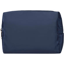 Load image into Gallery viewer, Muse GRS RPET toiletry bag  — Navy (front)