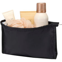 Load image into Gallery viewer, Muse GRS RPET toiletry pouch — Black (detail)