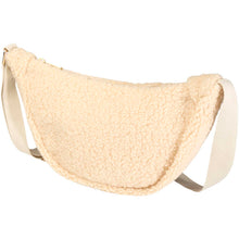 Load image into Gallery viewer, Bear GRS recycled sherpa crossbody bag 3L — Natural