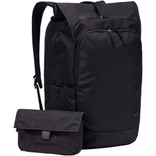 Load image into Gallery viewer, Case Logic Variate 17" recycled expandable roll-top laptop backpack — Black (detail 2)