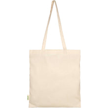 Load image into Gallery viewer, Odisha 100 g/m² OCS organic tote bag 7L  — Natural (back)
