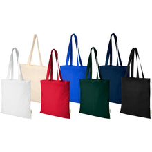 Load image into Gallery viewer, Odisha 140 g/m² OCS organic tote bag 7L  — group