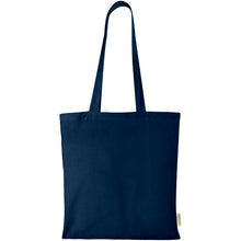Load image into Gallery viewer, Odisha 140 g/m² OCS organic tote bag 7L  — Navy (front)