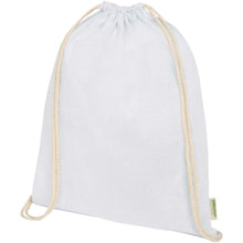 Load image into Gallery viewer, Odisha 140 g/m² OCS organic drawstring bag 5L  — White