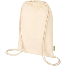 Load image into Gallery viewer, Odisha 140 g/m² OCS organic drawstring bag 5L  — Natural