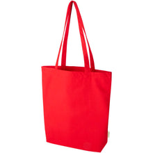 Load image into Gallery viewer, Odisha 180 g/m² OCS organic wide bottom tote bag 11L  — Red