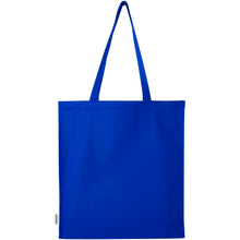 Load image into Gallery viewer, Odisha 180 g/m² OCS organic full gusset tote bag 14L  — Royal blue (back)