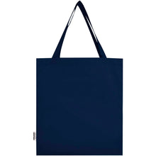 Load image into Gallery viewer, Odisha 180 g/m² OCS organic full gusset tote bag 14L  — Navy (back)