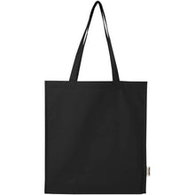 Load image into Gallery viewer, Odisha 180 g/m² OCS organic full gusset tote bag 14L  — Black (front)