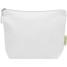 Load image into Gallery viewer, Odisha 180 g/m² OCS organic toiletry bag 1L  — White (front)