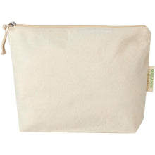 Load image into Gallery viewer, Odisha 180 g/m² OCS organic toiletry bag 1L  — Natural (front)