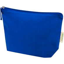 Load image into Gallery viewer, Odisha 180 g/m² OCS organic toiletry bag 1L  — Royal blue