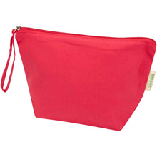 Load image into Gallery viewer, Odisha 180 g/m² OCS organic large accessory pouch 3L  — Red