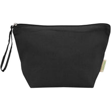 Load image into Gallery viewer, Odisha 180 g/m² OCS organic large accessory pouch 3L  — Black (front)