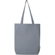 Load image into Gallery viewer, Odisha 270 g/m² OCS organic tote bag 10L  — Grey (front)