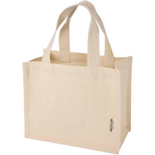 Load image into Gallery viewer, Odessa 220 g/m² GRS recycled cotton mini gusset tote bag 9L — Natural