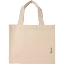 Load image into Gallery viewer, Odessa 220 g/m² GRS recycled cotton mini gusset tote bag 9L — Natural (front)
