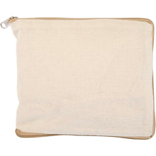 Load image into Gallery viewer, Sierra 140 g/m² GRS recycled foldable cotton tote bag 12L — Natural / Natural (detail)