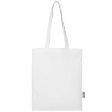 Load image into Gallery viewer, Peru Blend 180 g/m² GRS recycled cotton tote bag 7L — White (front)