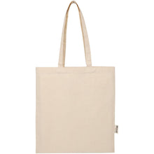 Load image into Gallery viewer, Peru Blend 180 g/m² GRS recycled cotton tote bag 7L — Natural (front)