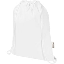Load image into Gallery viewer, Peru Blend 180 g/m² GRS recycled drawstring bag 5L — White