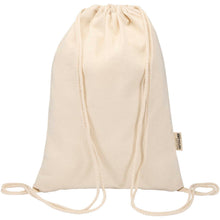 Load image into Gallery viewer, Peru Blend 180 g/m² GRS recycled drawstring bag 5L — Natural (front)