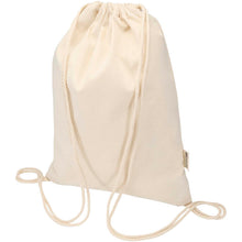 Load image into Gallery viewer, Peru Blend 180 g/m² GRS recycled drawstring bag 5L — Natural