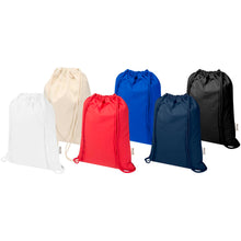 Load image into Gallery viewer, Peru Blend 180 g/m² GRS recycled drawstring bag 5L — group