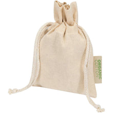 Load image into Gallery viewer, Odisha 140 g/m² OCS organic gift bag - 15 x 10 cm  — Natural