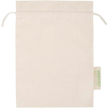 Load image into Gallery viewer, Odisha 140 g/m² OCS organic gift bag - 42 x 30 cm — Natural (front)