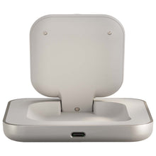 Load image into Gallery viewer, Zens 15W magnetic nightstand charger — White (back)