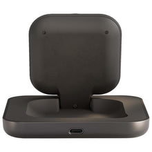 Load image into Gallery viewer, Zens 15W magnetic nightstand charger — Black (back)