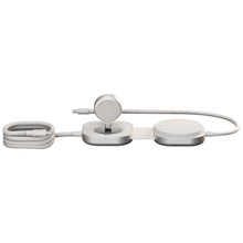 Load image into Gallery viewer, Zens Pro 3 140W USB-C 3-in-1 charging cable — White (back)