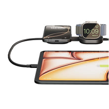 Load image into Gallery viewer, Zens Pro 3 140W USB-C 3-in-1 charging cable — Black (detail)