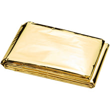 Load image into Gallery viewer, Frederik 2-function emergency blanket — Silver / Gold