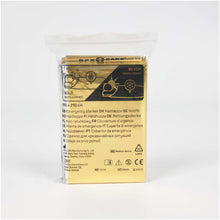 Load image into Gallery viewer, Frederik 2-function emergency blanket — Silver / Gold (front)